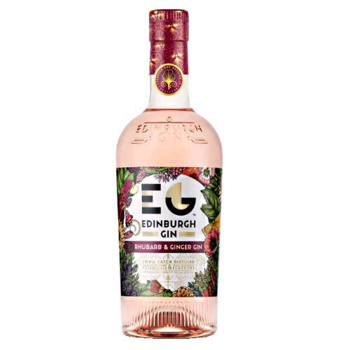 Edinburgh Rhubarb and Ginger Gin Liqueur is distilled to perfection giving you a burst of sweet fruity flavour with a warm and spicy finish.