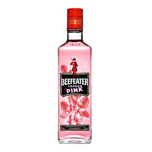 Gin Rose Beefeater - Beefeater rose gin is a vibrant strawberry gin and is sweet and refreshing with a light rose pink color.