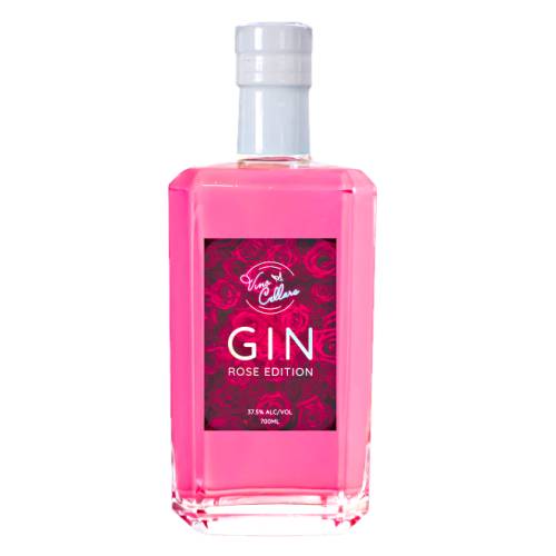 Gin Rose Vino Cellars - Vino Cellars rose gin is a double distilled classic gin with luxurious flavours and gorgeous pink hues.