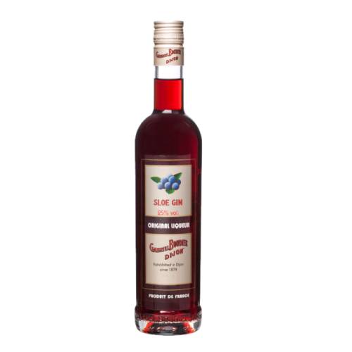 Gabriel Boudier sloe gin made from wild sloe berries from blackthorn bushes which grow on limestone plateaus are left entirely to macerate in gin.