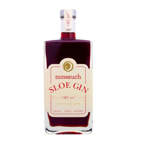 Nonesuch Sloe Gin is produced in very small batches from sloes foraged from hedgerows and trees brought to by early colonial settlers.