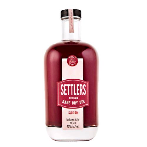 Gin Sloe Settlers - Settlers Sloe Gin made from sloe berries steeped in their best gin turned every day for months and result is wonderful bright red berry flavours and clean acidity.