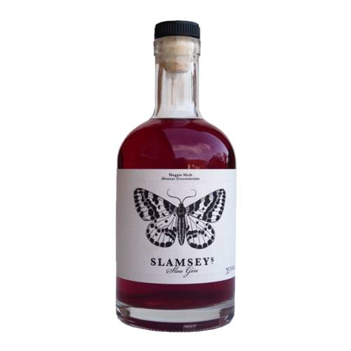 Slamseys Gin Sloe with the best sloe berries.