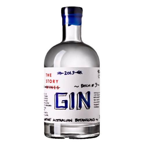 Gin Story Wines - Story Wines gin with the taste of Mountain Pepper Berry Riberry Wattle Seed Lemon Myrtle Aniseed Myrtle Cinnamon Myrtle Finger Lime and Eucalyptus Citriadora.