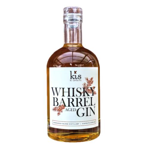 Kangaroo Island Spirits barrel gin is pine light smoke and lingering citrus flavor.