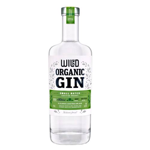 Gin Wild One - Wild One gin is delicate and soft juniper berry and citrus notes and triple distilled with 11 botanicals that shine on the pallet creating the perfect balance of complexity and simplicity resulting in an ultra smooth classic and luxurious boutique organic gin.