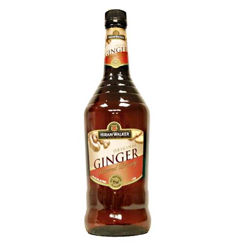 Hiram Walker ginger liqueur is brandy blended with ginger root creates this delicious and slightly spicy spirit and slightly bitter nose leads to a rich body of warm ginger and baking spices.