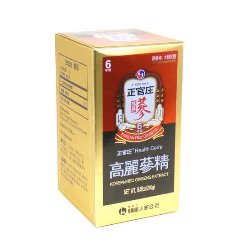Ginseng processed into a smooth paste that is dark in color and when used in cocktails a small amount of ginseng extract is mixed with warm water.