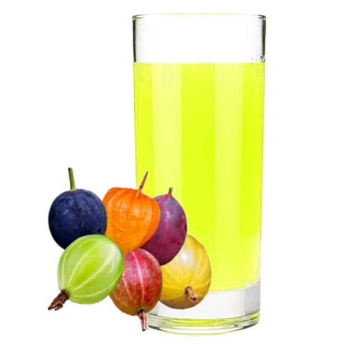 Gooseberry Juice is made by crushing ripe gooseberry into a fine sweet juice.