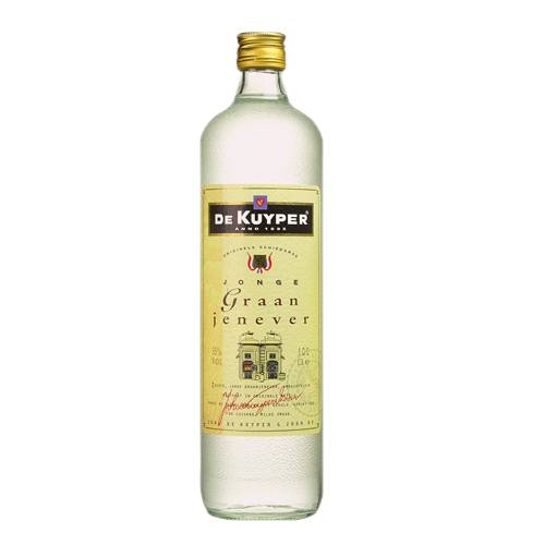 Jonge Graanjenever the national spirit distilled in copper potstills using juniper berries and neutral spirits in the process.