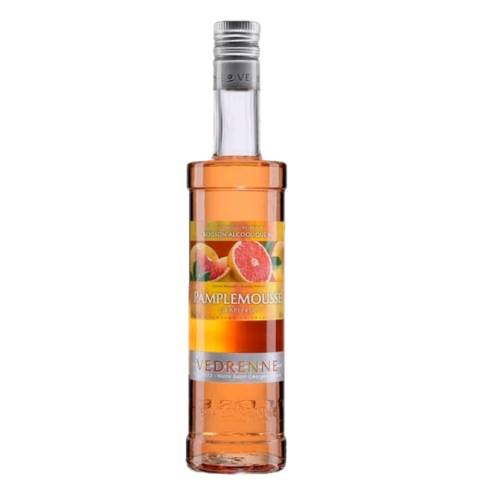 Grapefruit Liqueur Vedrenne - Vedrenne Grapefruit Liqueur or Creme de Pamplemousse is pinkish pale with flashy highlights with aroma of very fruity pink grapefruit powerful with hints of citrus and very fruity tangy with a touch of sour orange and a beautiful smooth finish.