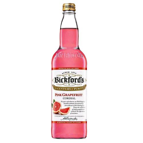 Grapefruit Syrup Bickfords - Bickfords Grapefruit Syrup is a bright pink syrup made from cooking bitter grapefruit with sugar into a thick syrup.
