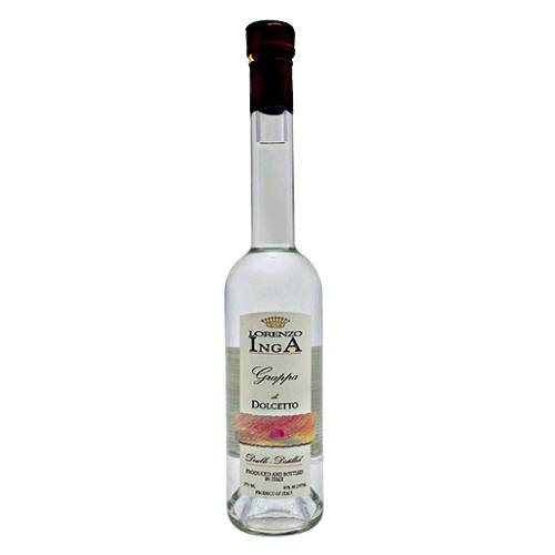 Grappa Inga - Inga grappa is light in body with nice hints of cherry and berry in the nose.