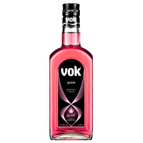 Guava Liqueur Vok - Vok Guava Liqueur delivers the juicy and sweet flavour of ripe guava and has a light pink to red color.