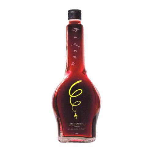 Hideous Liqueur - Hideous is a berry and citrus flavoured liqueur is magenta in color and mildly sweet and is made from potato and corn neutral spirit.