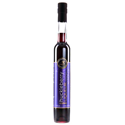Hask Huckleberry Liqueur is a dark purple liqueur with a sweet tart berry liqueur.
