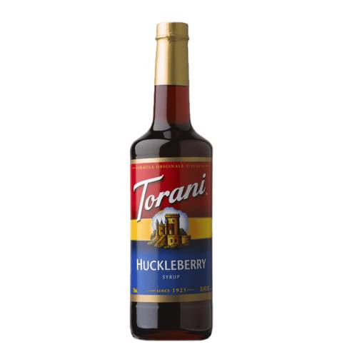 Huckleberry Syrup Torani - Toran Huckleberry syrup made from best huckleberry into a fine sweet syrup thick and full of flavour.