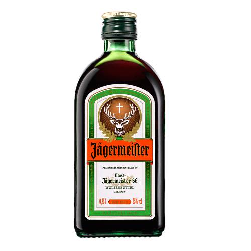 Jagermeister - Jagermeister is a digestif made with 56 herbs and spices.
