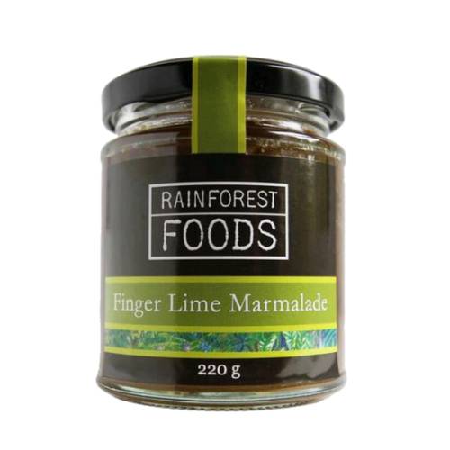 Finger Lime Marmalade Jam with sugar and pectin.