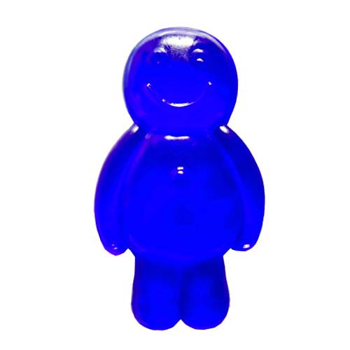 Blueberry Jelly Babies are a gummi soft candy with a blue color made with gelatin and sugar making a sweet jelly with a full taste of blueberries.