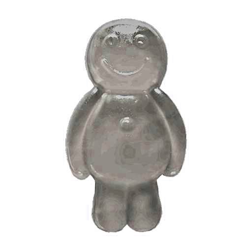 Jelly Baby with Coffee flavour are a gummi soft candy with a dark pink color made with sugar and gelatin and is sweet jelly with a rich Coffee flavour.