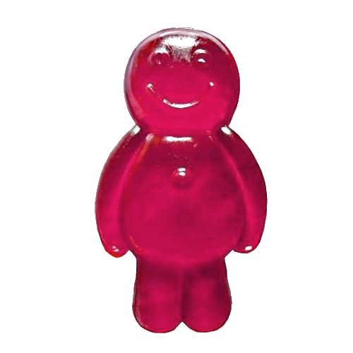 Crabapple jelly baby flavour made with gelatin and sugar with a gummi soft candy and is sweet jelly with a crabapple flavour.