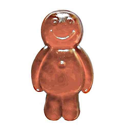 Date Jelly Babies are a soft gummi candy made with sugar and gelatin making a jelly sweet with a date taste.