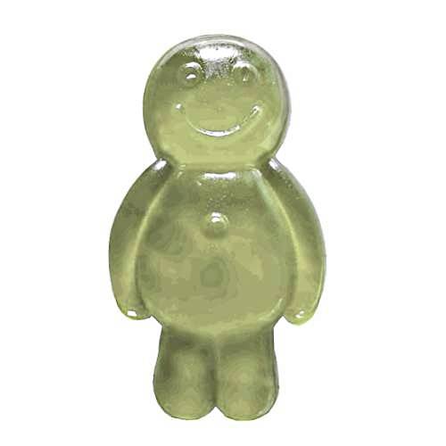 Lychee Jelly baby made with gelatin and sugar with a gummi soft candy and is sweet jelly with a fruity lychee flavour.