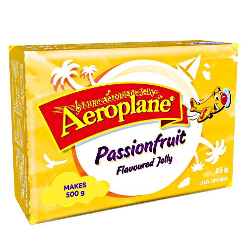 Jelly Passionfruit - Passionfruit jelly made with hot water and passionfruit jelly powder and has a light yellow color.