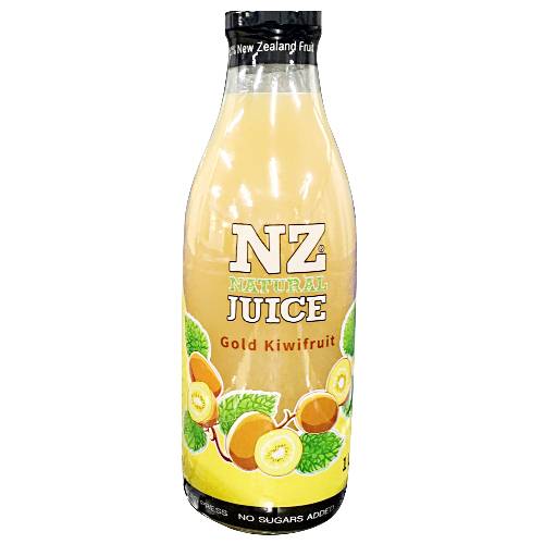 Golden Kiwi Juice is sun rip yellow kiwis mashed then blended into a fine or thick style juice with a light yellow color and bitter sweet taste.