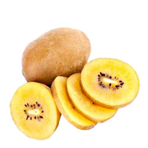 Golden Kiwi is bright yellow color with a strong flavour and three times the vitamin C of an orange.