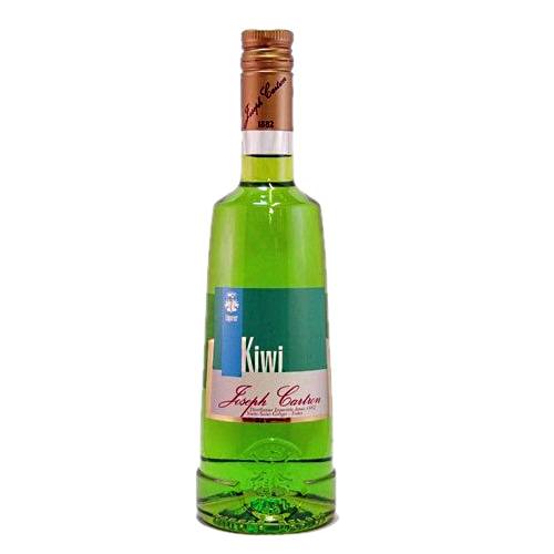 Kiwi Liqueur Joseph Cartron - Cartron Kiwi Liqueur is a faithful reproduction of the fruit itself with ripe kiwi nose longlasting in the mouth with a light green in color.