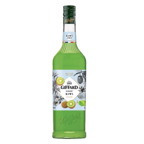 Kiwi Syrup Giffard - Giffard Kiwi Syrup is made from squeezed pulped Kiwi fruit with the conspicuous and acidulous flavour of kiwi sweetened with cane sugar.