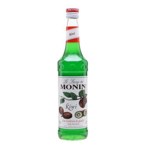Kiwi Syrup Monin - Monin kiwi syrup with a strong flavor of ripe kiwi fruit and light green color.