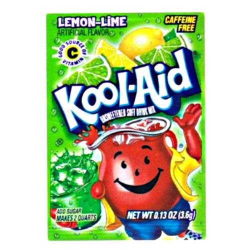 Lime Kool Aid powder with rich citrus lime flavour and rich green color.