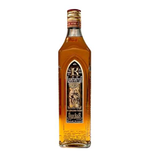 Krambambula gentleman’s gold with brown or pink shade to dark amber with brown shade.