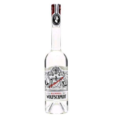 Wolfschmidt kummel liqueur with aniseed and caraway flavoured liqueur with a great mouthcoating texture and a honeyed finish Kummel is best served chilled to within an inch of its life.