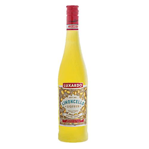Lemon Liqueur Luxardo - Luxardo lemon liqueur with peels pulp and juice enhances the natural aroma and bright citrus taste of lemons and with bright yellow color.