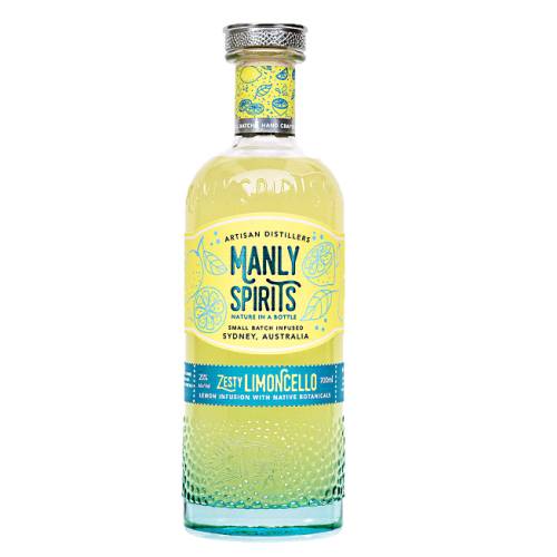 Manly Spirits Zesty Limoncello Lemon Liqueur combines a traditional family recipe passed down through generations from the Amalfi coast with some of our favourite foraged botanicals to leave your mouth perfumed with a zesty sherbet finish.