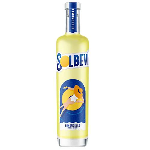 Lemon Liqueur Solbevi - Solbevi Lemon Liqueur is made from a family recipe and has a strong lemon tart flavour and light yellow color.