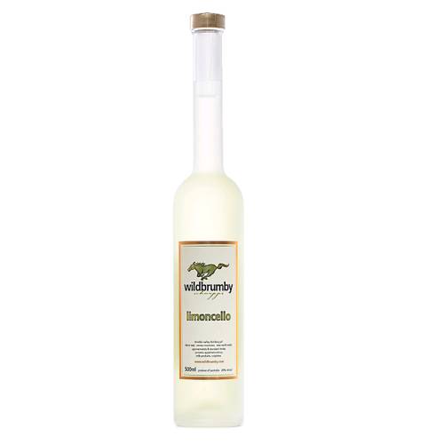 Lemon Liqueur Wildbrumby - Wildbrumby lemon liqueur limoncello is zesty lemony spirit delivers a sweet and tangy finish and lemons are pickled in alcohol and filtered to remove any pith.