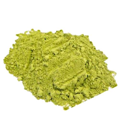 Lemongrass powder is made by drying lemon grass then grinding into a powder.