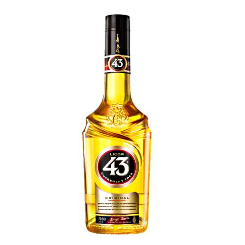 Licor 43 - Licor 43 or cuarentay tres is a liqueur made from citrus and fruit juices flavoured with vanilla and other aromatic herbs and spices for a total 43 different ingredients.
