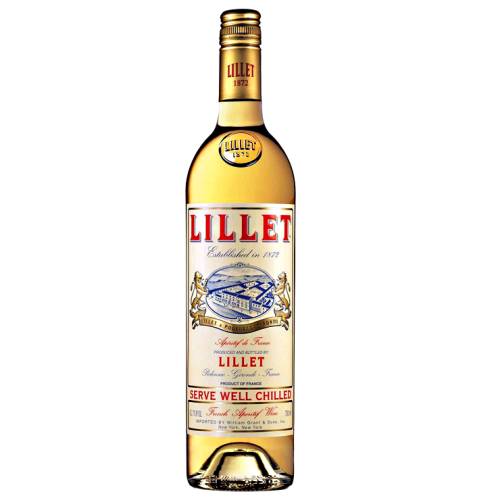 Lillet - Lillet classed as an aromatised white wine based aperitif with quinine from Podensac and is was first made in 1920.