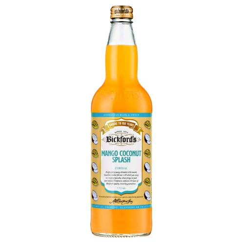 Mango Syrup Bickfords - Bickfords Mango Syrup is made by cooking mango with sugar and water into a thick syrup.
