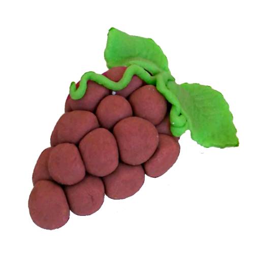 Marzipan Grapes - Grape Marzipan is a confection consisting primarily of sugar or honey and almond meal with a grape flavour and looks like a small bunch of grapes.