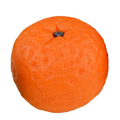 Orange Marzipan is a confection consisting primarily of sugar or honey and almond meal with a orange flavour and looks like a small orange.