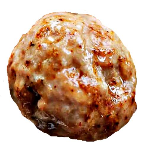 Chicken Meat Ball is chicken meat minced then formed into a round ball then cooked.