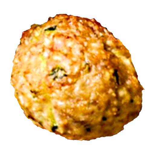 Duck Meatball is ground duck meat into mince then rolled into a ball and flavoured with light herbs and spices.
