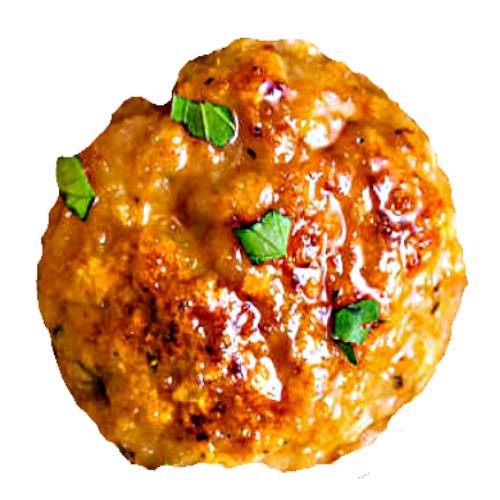 Pork Meatball is ground pork mince then made into a ball and can be fried steamed baked or boiled until well cooked.